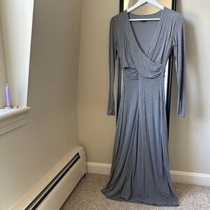 Express Charcoal Long Sleeve Dress